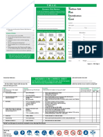 TRIC hazard identification and control sheet