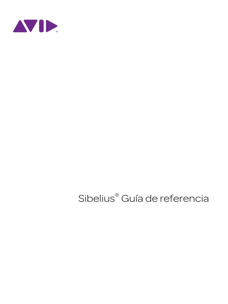 Sibelius Tutorial Reference PDF