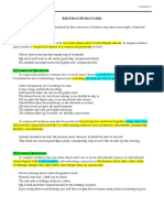 Sentence Structure Classification