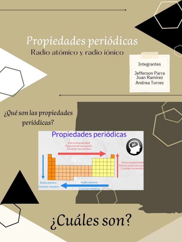 Propiedades Periódicas | PDF