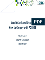 Integrigy IOUG Credit Cards and Oracle How To Comply With PCI-DSS
