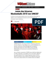 Der Bizarre UNICEF-Maskenball 2018 Von Der Wachsame Bürger