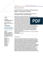 Capital Inflows and Industrial Performance in Nigeria: Including The Excluded