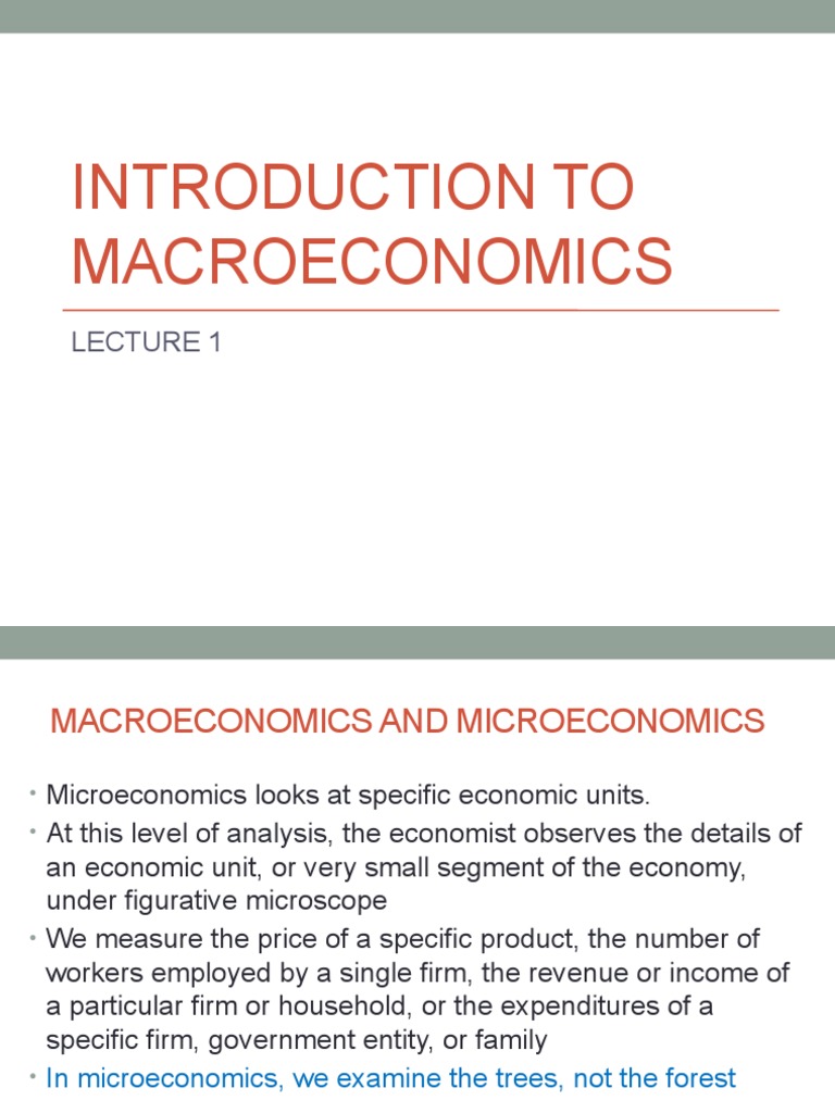 Introduction To Macroeconomics PDF