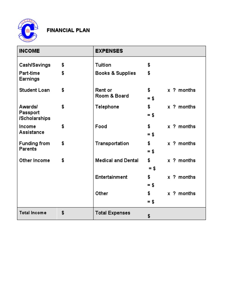 Sample Financial Plan PDF