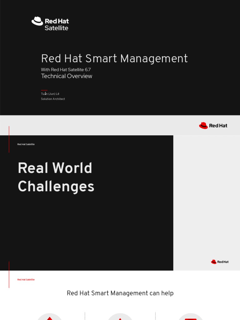 Red Hat Smart Management Overview PDF
