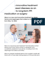 PDF IQoro For A Patient With Reflux