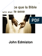 Qu'Est-ce Que La Bible Dit Sur Le Sexe - John Edmiston