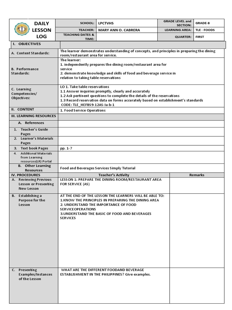 preparing-students-for-careers-in-the-food-service-industry-a-lesson