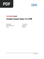 Create Guest User in Z/VM: Techcom