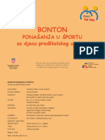 Bonton Ponašanja U Športu Za Djecu Predškolskog Uzrasta