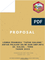 Proposal Lomba Pramuka Tapak Galang 2022