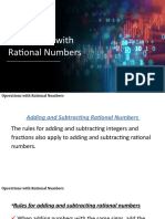 1 2 Slide Show Operations With Rational Numbers