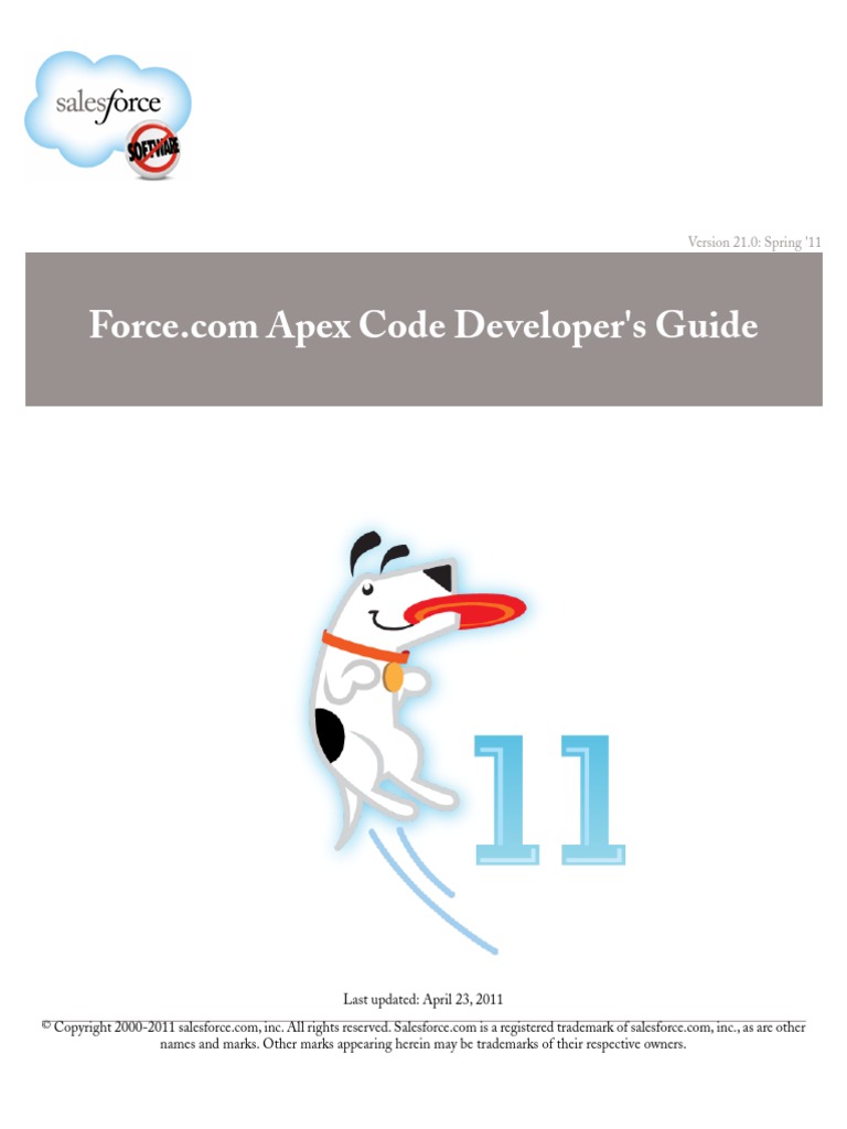 Sales Force Apex Language Reference Salesforcecom Class