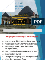 SOSIALISASI PERBUP 9 TH 2020 Pengangkatan Perangkat Desa TIM - PPTX Final