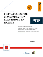 Effacement Consommation Electrique France - 2017 Synthese