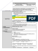 Lesson Plan On 1st Cot