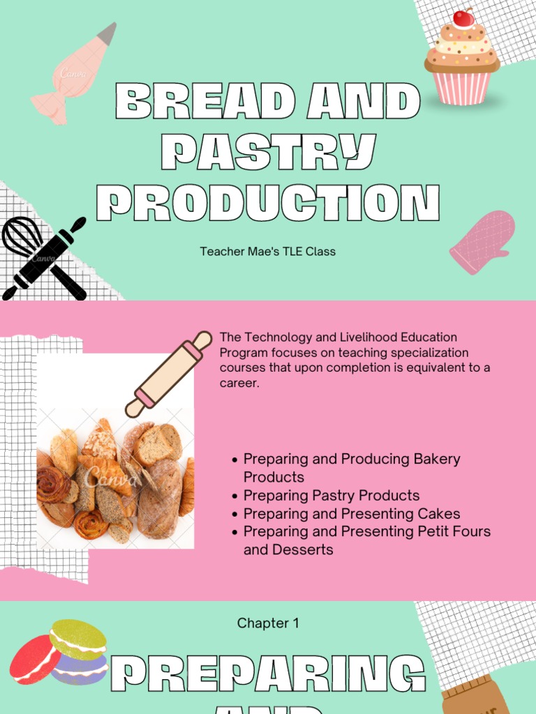 Bread and Pastry Production Overview | PDF | Baking | Bakery