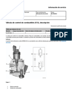 Válvula de Control de Combustible (FCV), Descripción