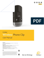 Cochlear - BTB-2 - Wireless Phone Clip User Manual