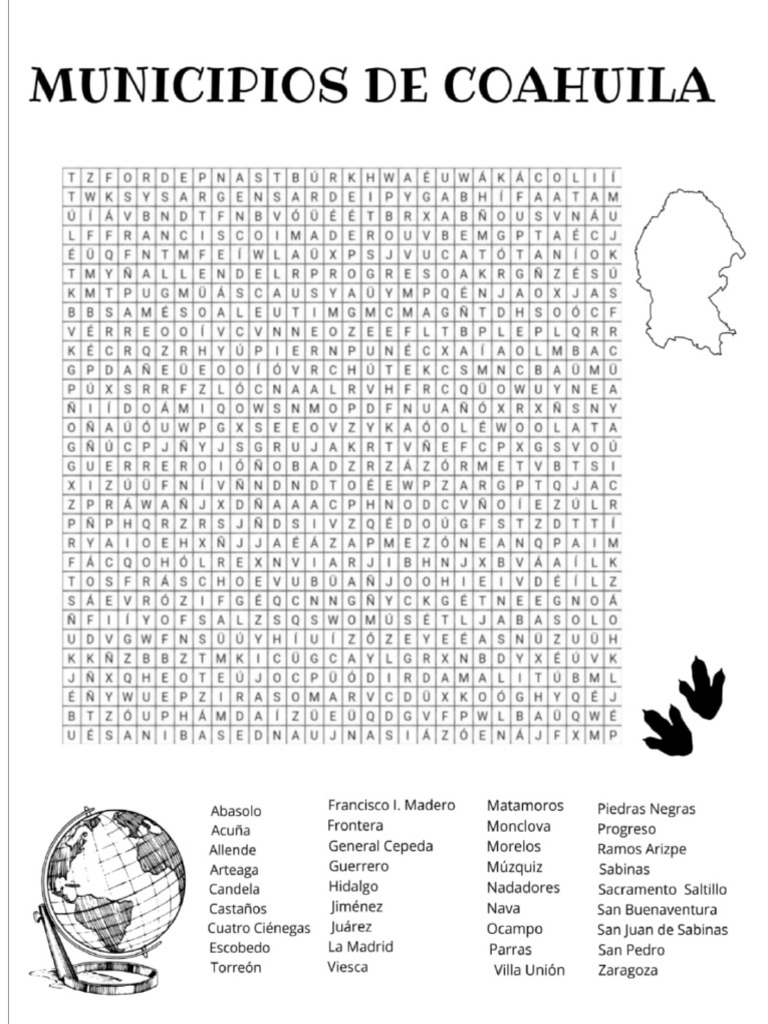 Sopa de Letras Municipio | PDF