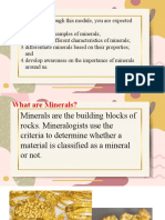 Quarter 1 - Module 3 - Minerals