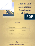 Tim 4 Sejarah Dan Keanekaragaman Kesultanan Melayu