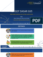 Konsep Dasar Gizi