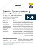 Broadly Speaking Vocabulary in Semantic Dementia