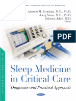 Sleep Medicine in Critical Care