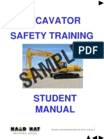Excavator Student Manual