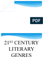 5.21st Century Literary Genres