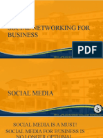 Lesson 2 - Social Networking For Business