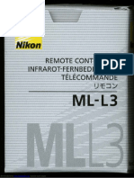 Nikon ML-L3 Owner's Manual