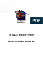 Is Allaah One or Three