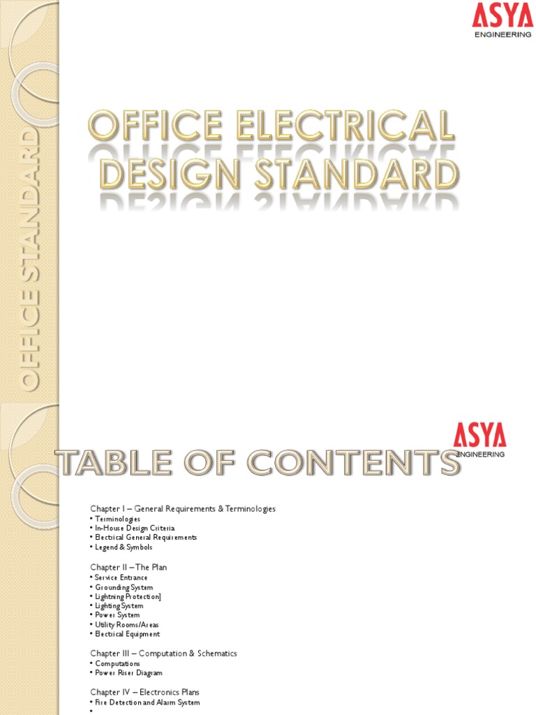 Electrical Design Manual for a MultiStory Commercial Building PDF