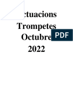 Actuacions Trompetes Octubre 2022