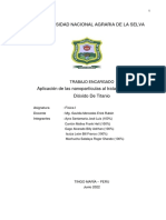 Nanoparticulas en El Agua Trabajo Final