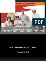Plataforma Electoral 2011-2015