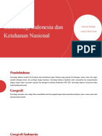Geostrategi Indonesia Dan Ketahanan Nasional: Dian Nur Rohmah 21/481579/KU/23340