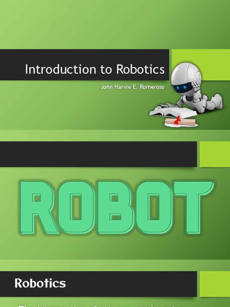 Intro to Robotics (1) | PDF | Robotics | Actuator