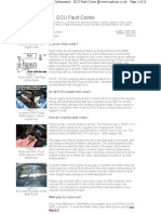 Fault Codes