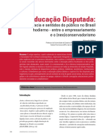 Democracia e Sentidos Do Público No Brasil