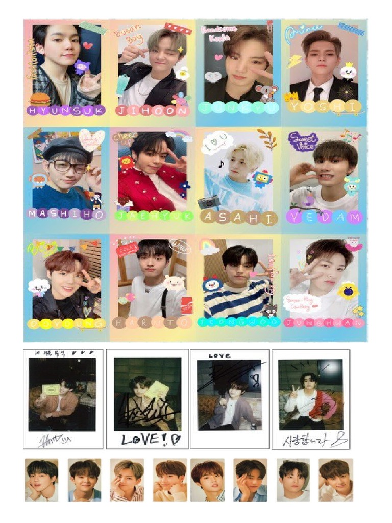 contoh photocard treasure | PDF