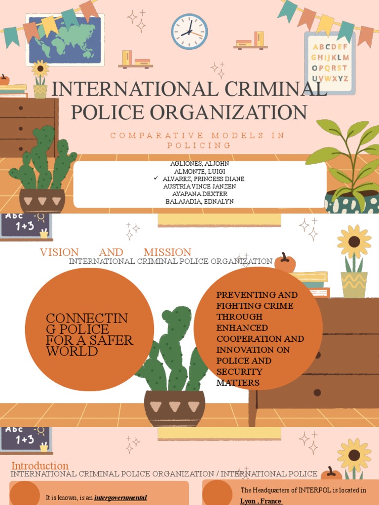 International Criminal Police Organization Pda PDF Police Crime
