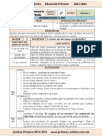 Octubre - 2do Grado Conocimiento Del Medio (2022-2023)