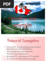 Canadá e suas fontes de energia