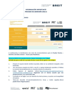 Información Importante - Proceso de Admisión 2022-2