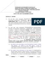 Resumo do contrato de compra e venda de fração ideal