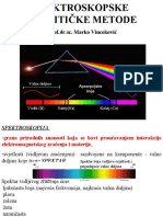 Spektroskopske Analitičke Metode Prezentacija I